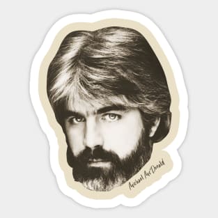 MICHAEL MCDONALD BLACK Sticker